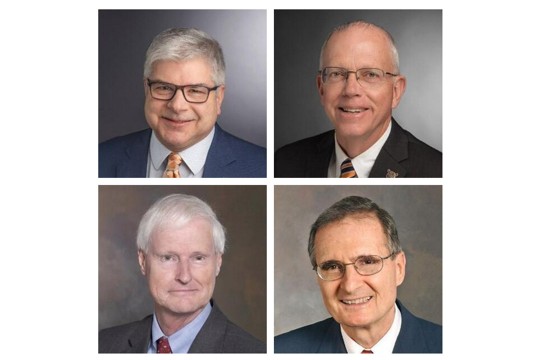 a collage of R I T last four presidents