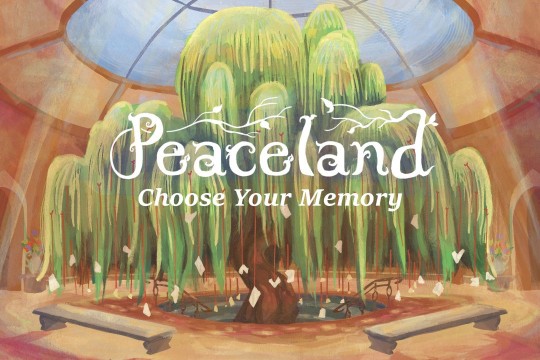 'Peaceland game logo'