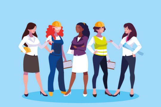 'Avatar women cartoon engineer design'