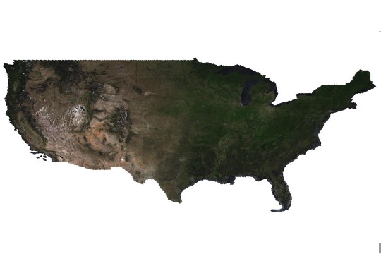 'simulation of the continental U.S. '