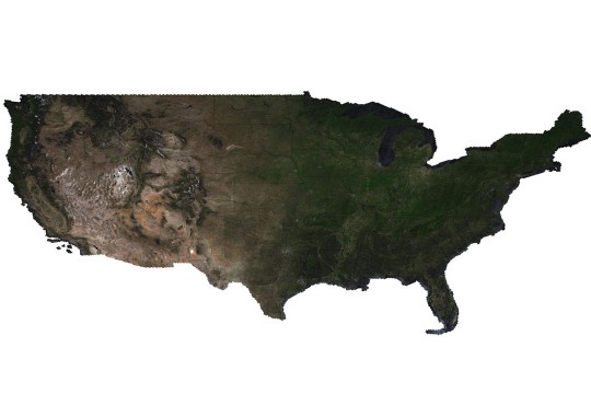 'simulation of the continental U.S. '