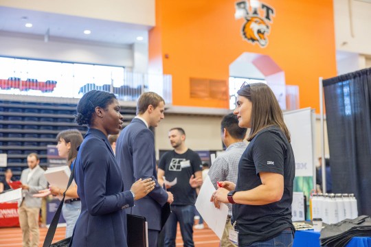'RIT hosts career fairs to help students connect with companies'