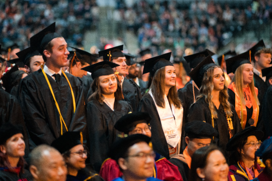 Students graduating