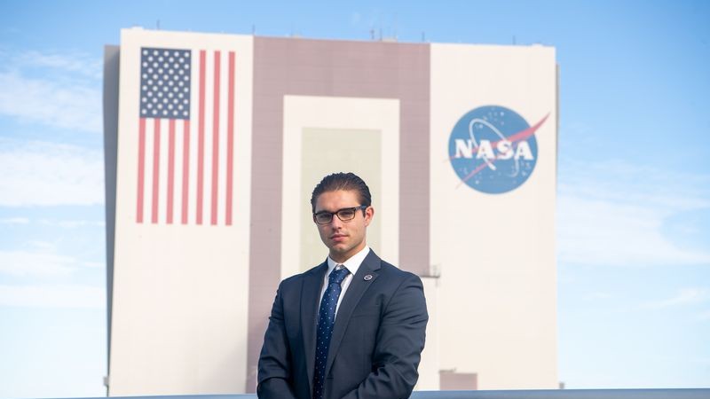 Bernacki professional headshot for NASA