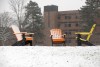 snow on campus