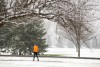 snow on campus