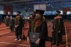 graduates in rows