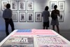 exhibit of front pages on 9/11