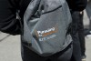 backpack with logo