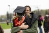 Students celebrate their graduation from RIT.
<br><p>Photo by A. Sue Weisler</p>
