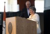 Bonnie Salem gave some remarks.
<br><p>Photo by A. Sue Weisler</p>