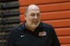 RIT women’s volleyball coach Jim Lodes runs the camps.
<br><p>Photo by A. Sue Weisler</p>