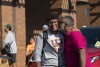 Murali Gurappa, right, helps his son, Sanskar Gurappa, a computer engineering major, move in. They traveled from their home in India.&nbsp;
<br><p>Photo by A. Sue Weisler</p>