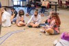 TechGirlz campers learned how to program a robotic ball to run a course and stay within the lines.
<br><p>Photo by Matthew Sluka</p>