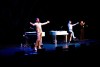 Two pianists competed to outdo one another while taking requests from the audience during the Dueling Pianos performance