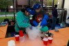 The Brick City Science Fair, hosted by student organizations in the College of Science, featured interactive science and math exhibits