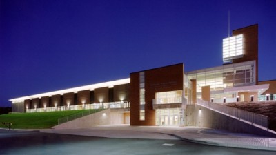 Exterior view of the Gordon Field House.