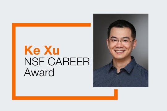 Assistant professor Ke Xu's headshot