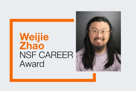 headshot of Weijie Zhao, an assistant professor of computer science at RIT