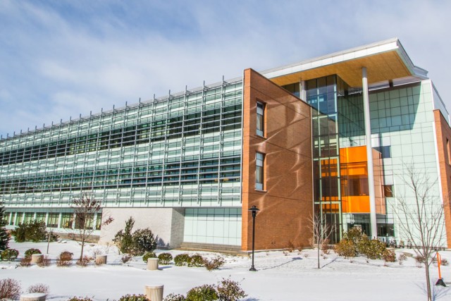 Sustainability Hall on Rochester Institute of Technology (RIT) campus, where the Golisano Institute for Sustainability (GIS) is based