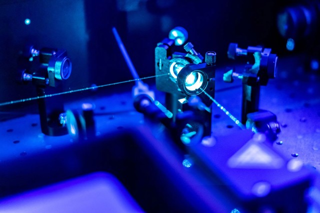 an optic laser is shown.