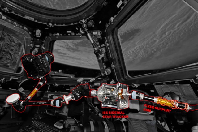 a visual of the orbital sidereal tracker camera mount