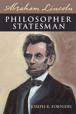 The cover of Philosopher Statesman, featuring an illustration of President Abraham Lincoln.