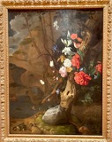 Painting of flowers in a vase