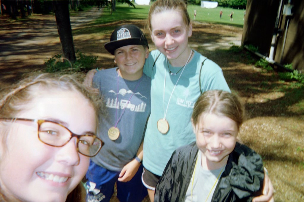 Picture of children at camp smiling