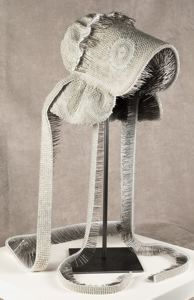 bonnet made of silver pins