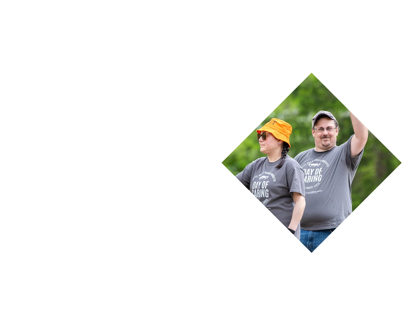 people volunteering during the day of caring