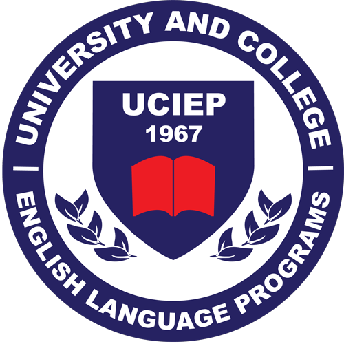 Logo for University and College English Language Programs (UCIEP).