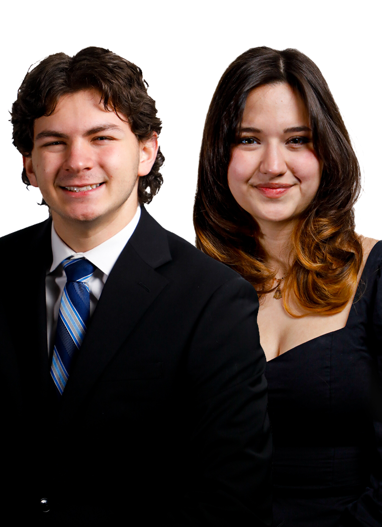 Rafel Giboa and Ana Paolini