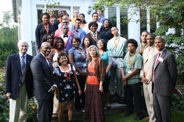 People gathered for picture