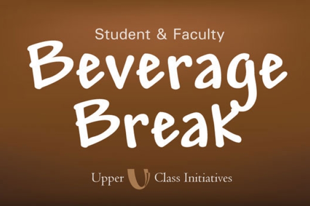 Logo for "Student & Faculty: Beverage Break"