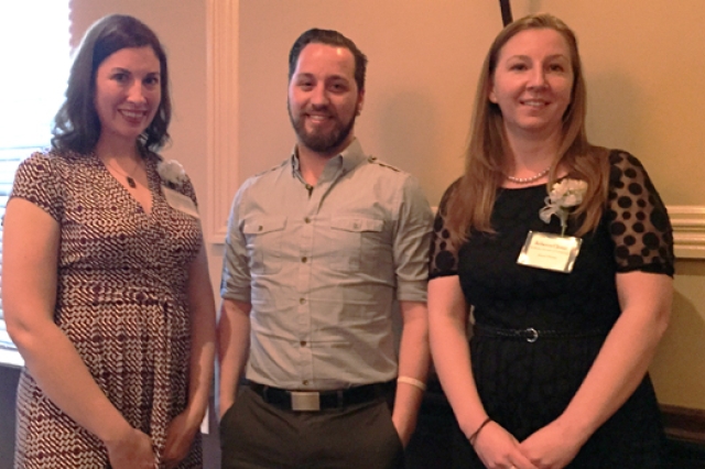 People gathered for picture at event