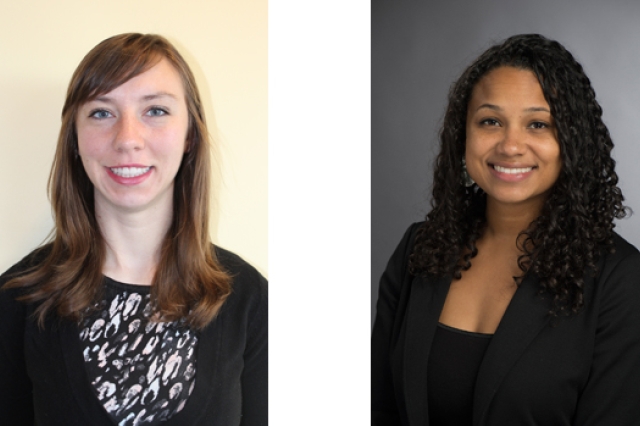 Two portraits side by side