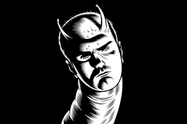 Drawing of Cartoon Face 