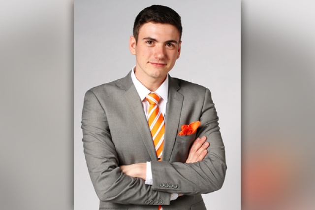 Person posing for camera