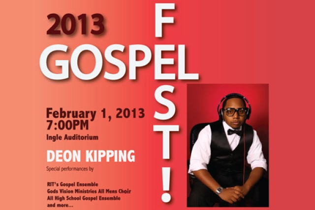 Poster for "2013 Gospel Fest!"