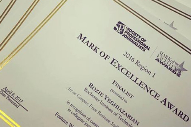 Picture of Awards for Mark of Excellence