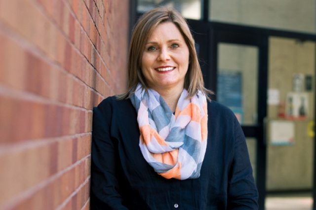 Person posing for camera