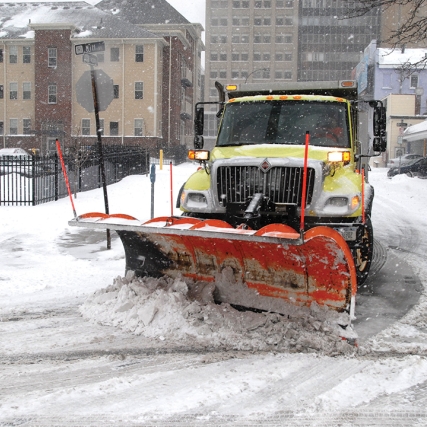 city snow plow.
