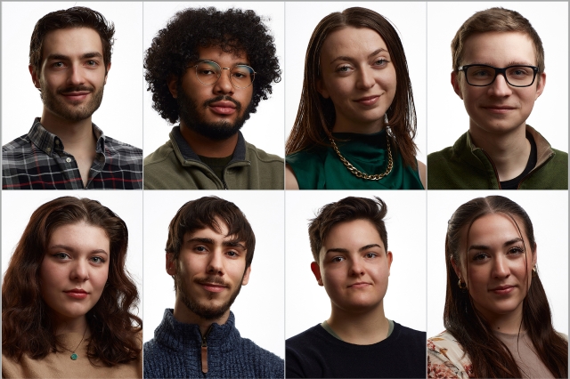 A collage of headshots of photo sciences seniors. 