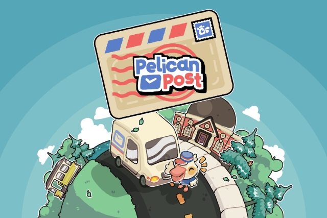 A colorful screenshot of the game Pelican Post