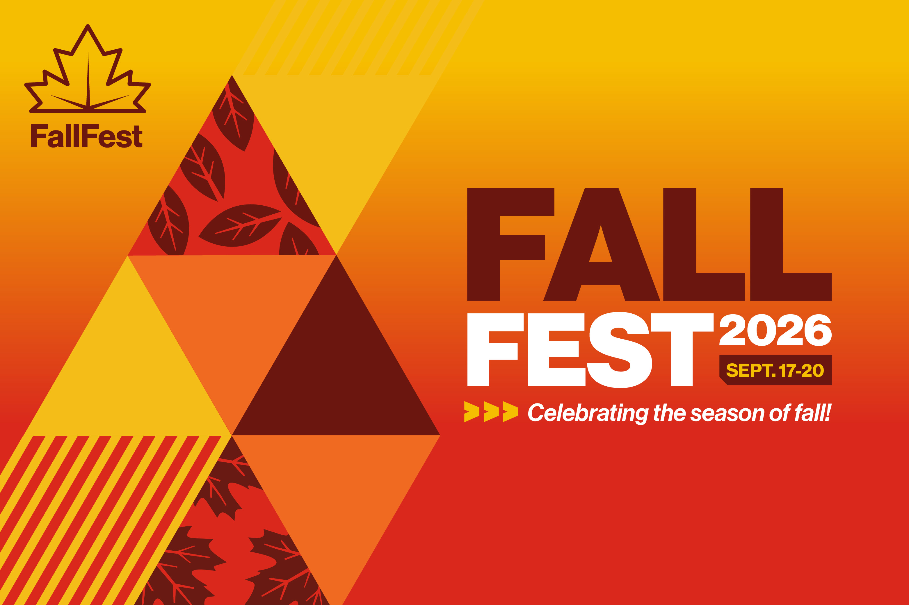 FallFest 2026 Sept. 17-20