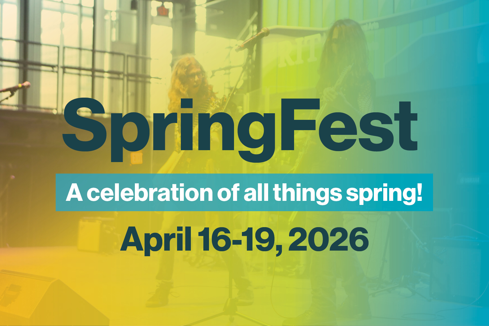 SpringFest: A Celebration of all things spring! April 16-19, 2026
