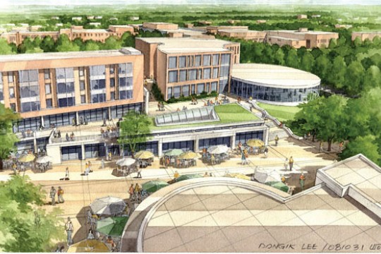 Drawing of common space