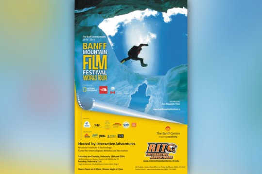 Logo for "Banff Mountain Film Festival World Tour"