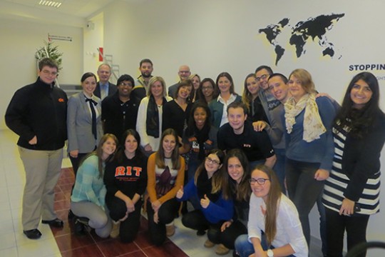 People gathered for picture